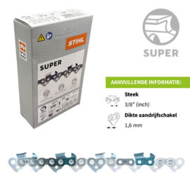 STIHL ZAAGKETTING SUPER | 3/8″ | 37-90 CM | 1,6 MM