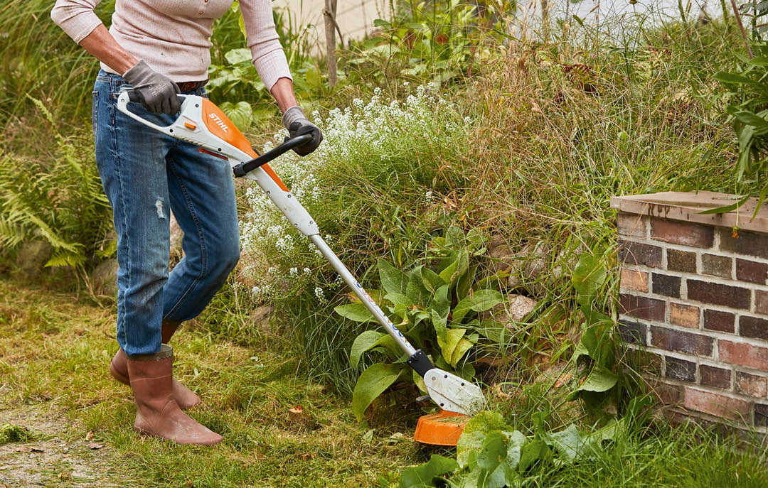 Grastrimmer of kantenmaaier