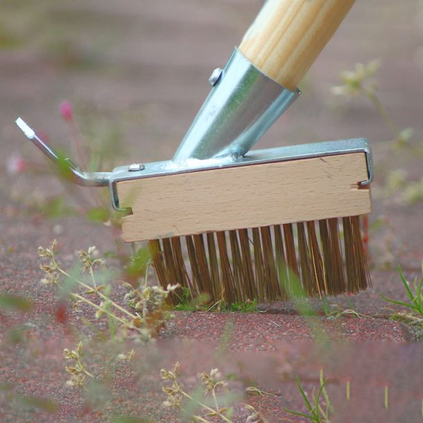 TALEN TOOLS ONKRUIDBORSTEL MET HOUDER EN STEEL
