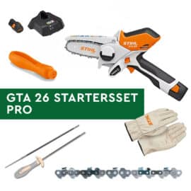 STIHL GTA 26 ACCU SNOEIZAAG STARTERSSET PRO