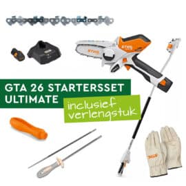 STIHL GTA 26 ACCU SNOEIZAAG STARTERSSET ULTIMATE