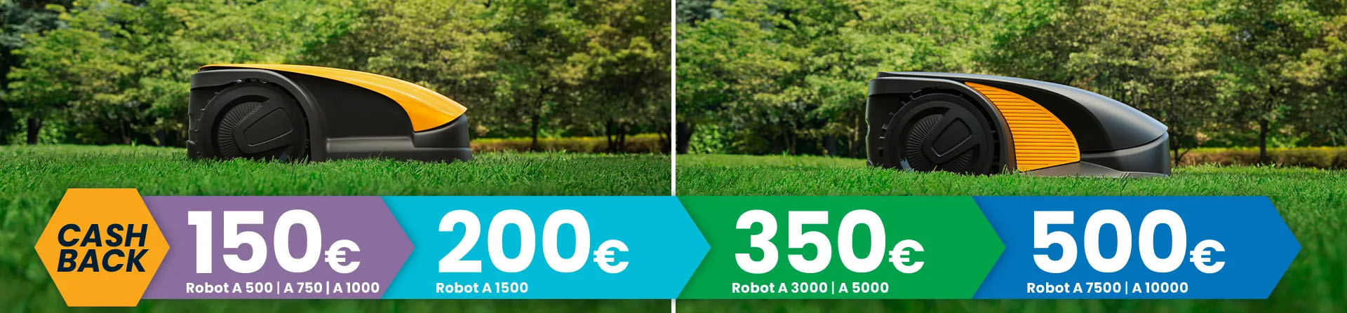 Stiga cashback actie autonome robotmaaiers