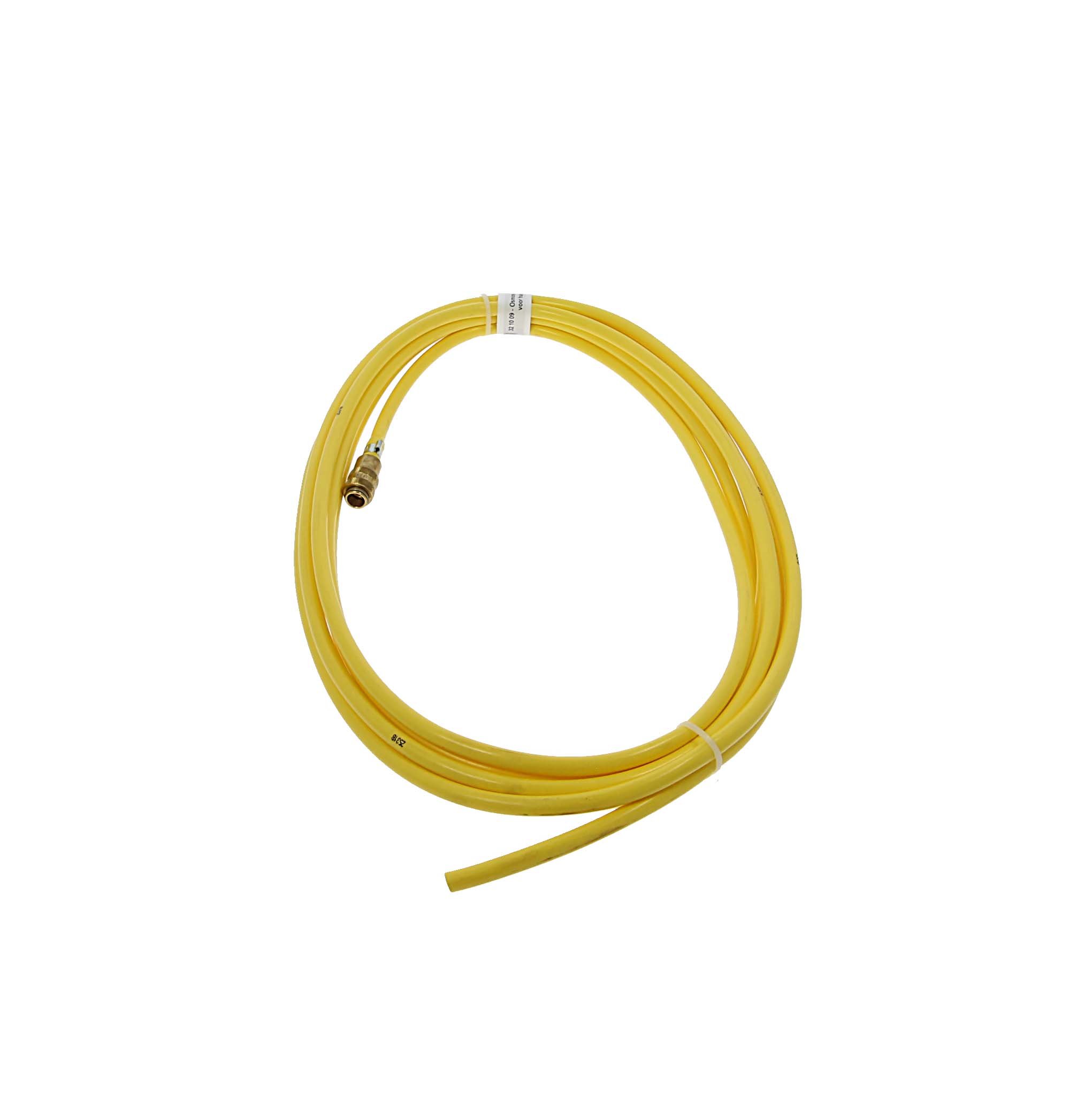 DEMICLEAN STEEL/HASPEL SLANG 5X8MM – GEEL FLEX – SNELKOPPELING 1X RECTUS INW.